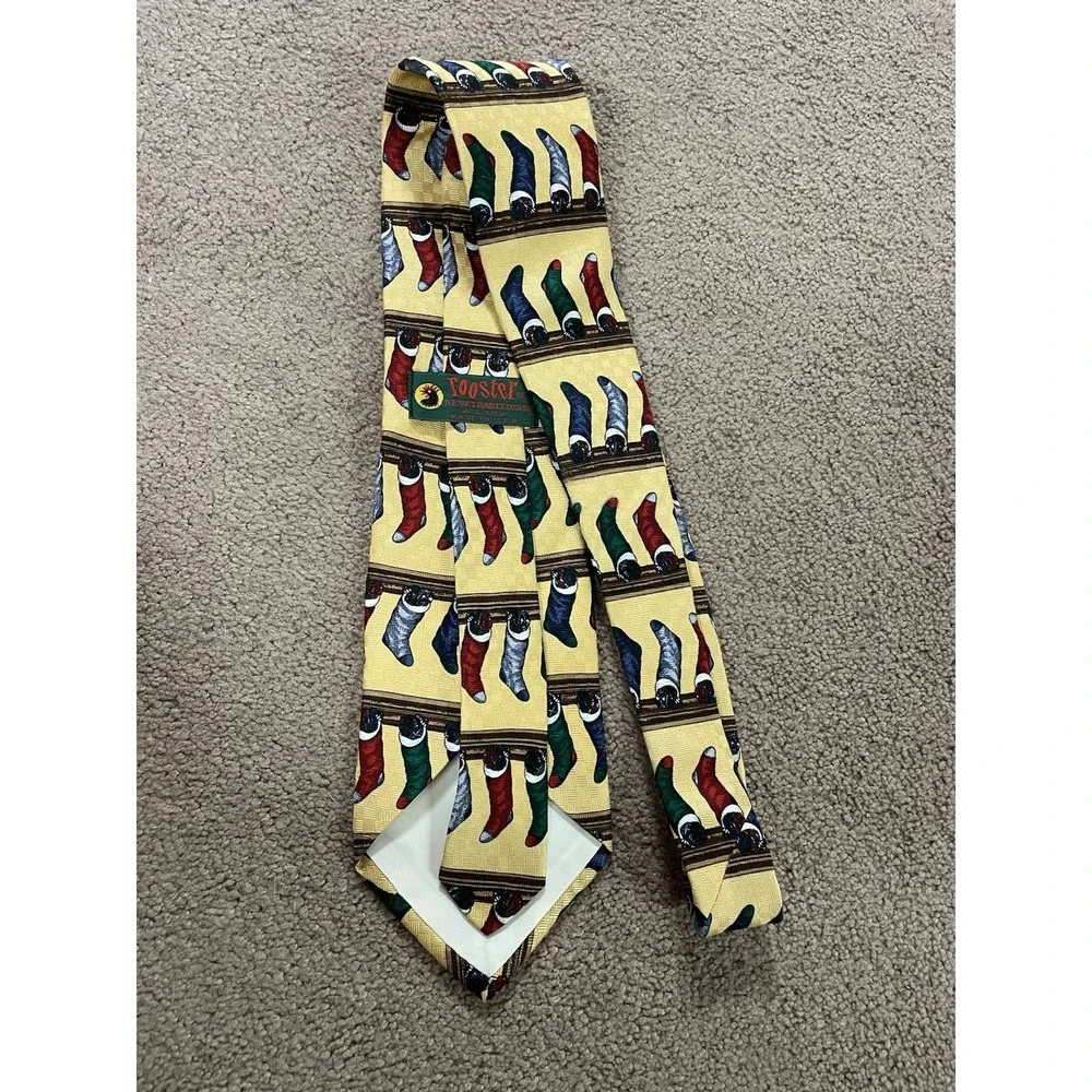 Vintage Rooster Brand Men's Silk Necktie Made USA 58